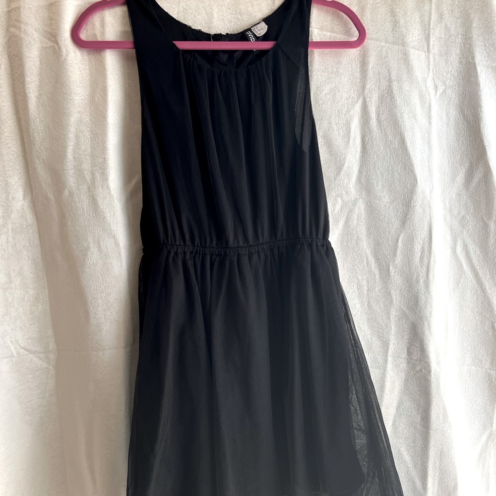 Black Mesh Dress